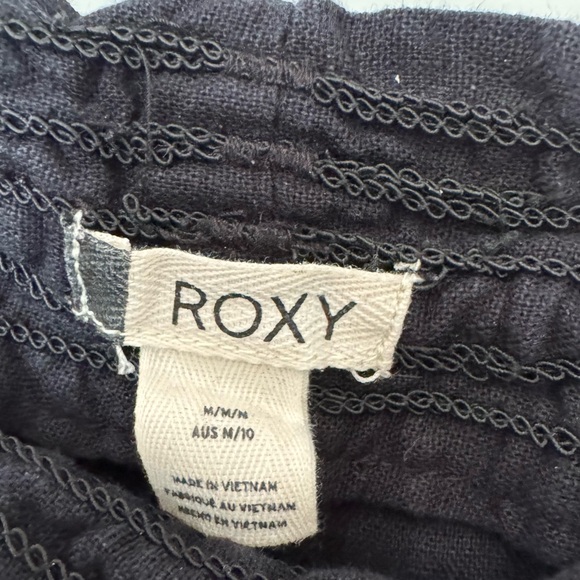 Roxy black rope drawstring surfer pants, size M - Picture 7 of 7